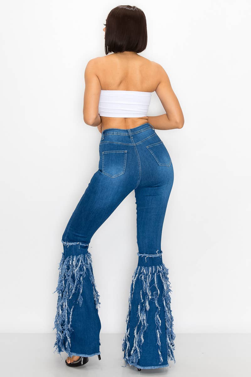 High Waisted Stretchy Bell Bottoms