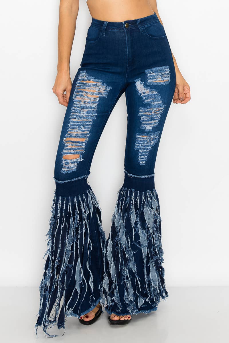 High Waisted Stretchy Bell Bottoms
