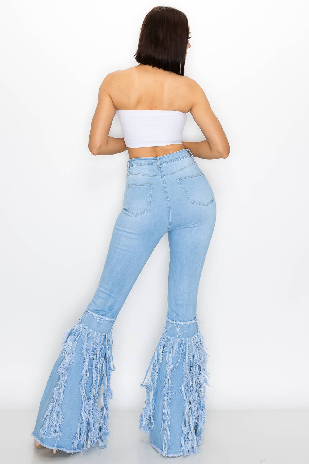 High Waisted Stretchy Bell Bottoms