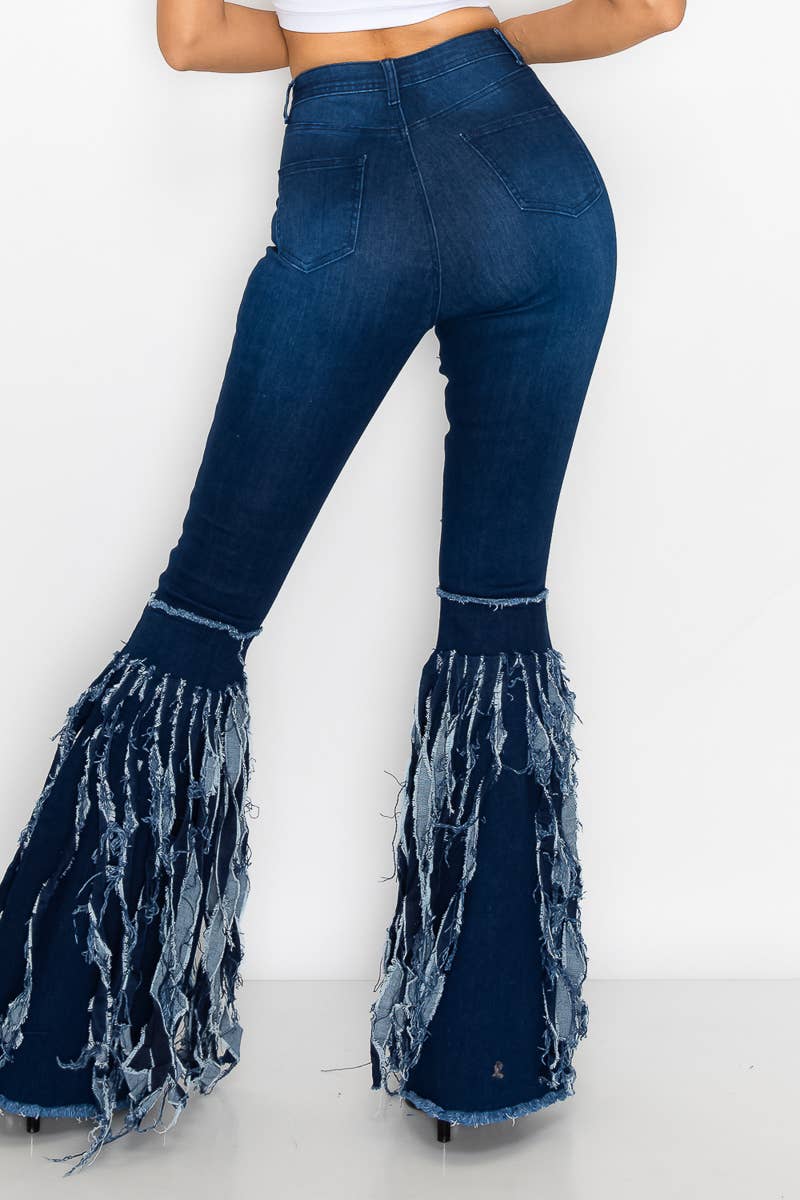 High Waisted Stretchy Bell Bottoms