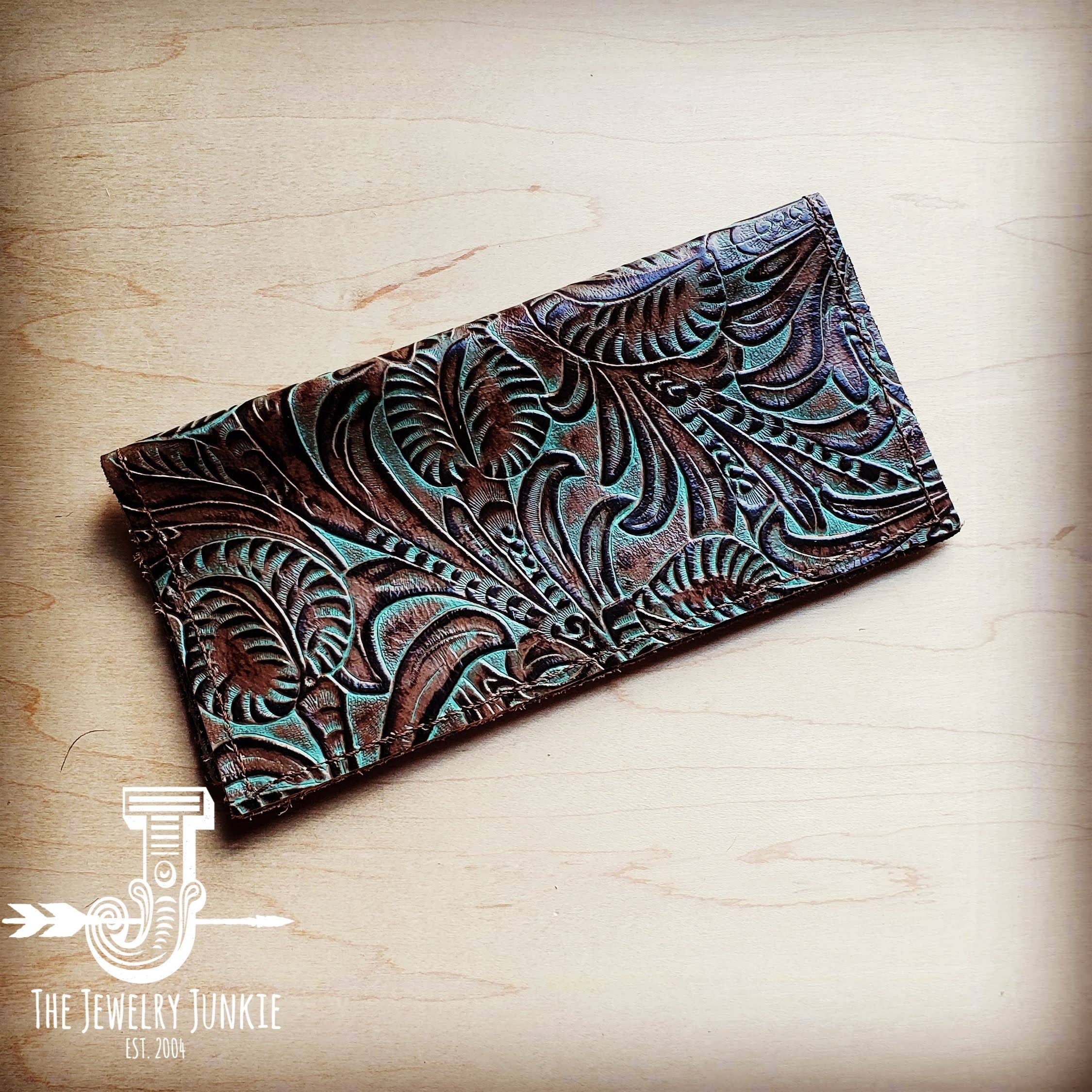 Jewelry Junkie Hair on Hide Leather Wallet with Snap