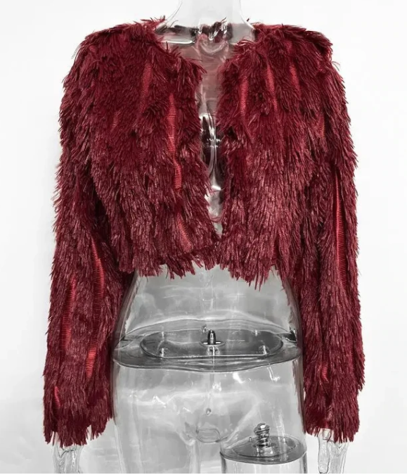 Women's Sexy Banquet Plush Cardigan