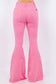 Bell Bottom Jean in Neon Pink