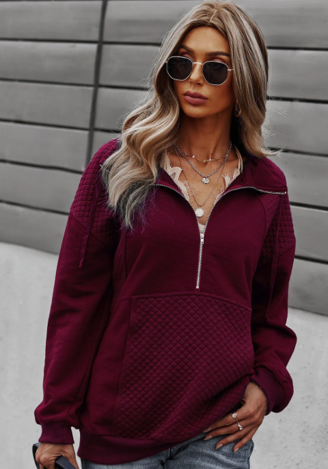 Cozy Zip-Up Hooded Sweatshirt