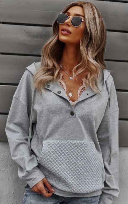 Cozy Chic Button Down Hoodie