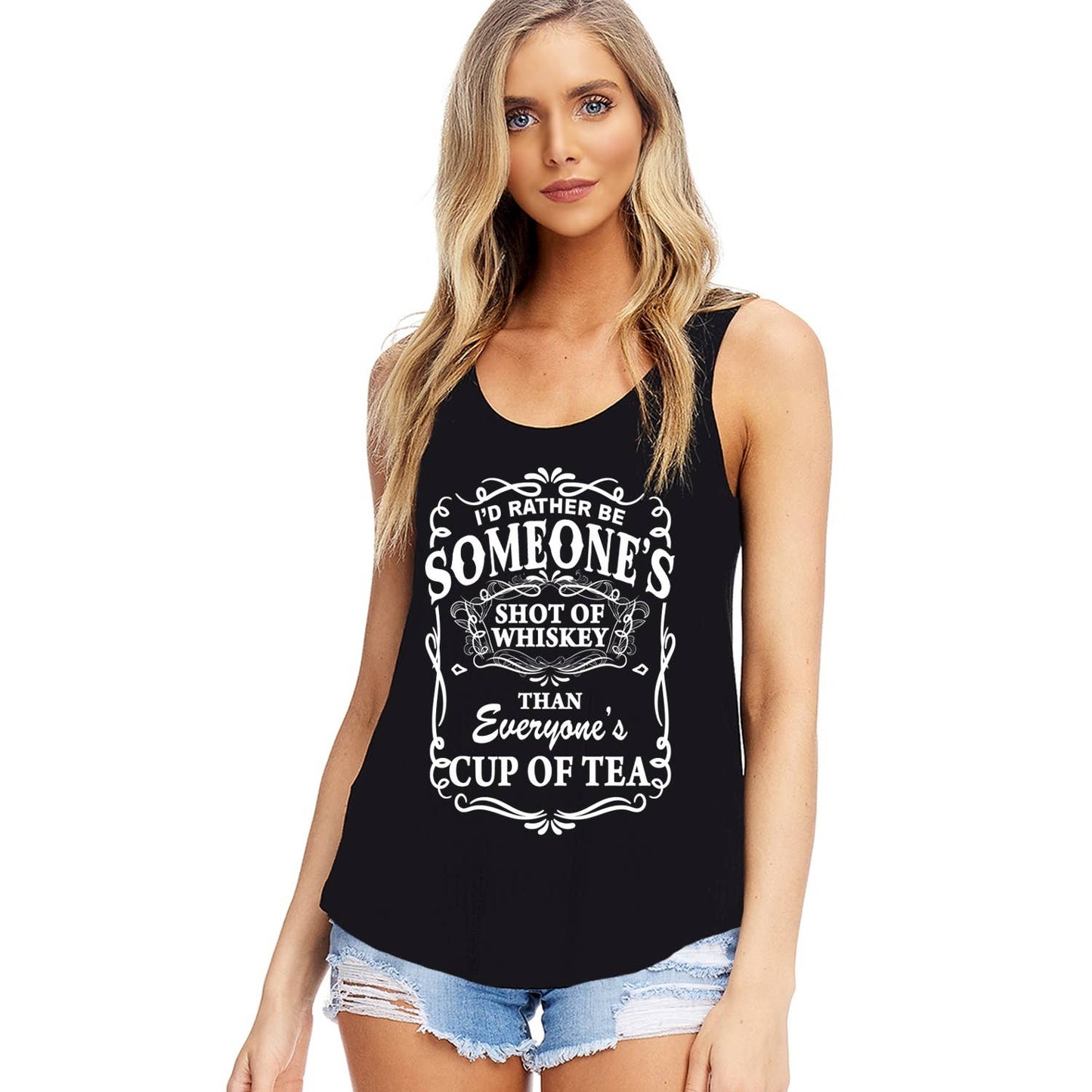 Whiskey Graphic Tank Top